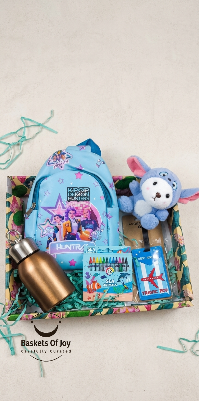 Kpop quirky travel hamper for kids 
